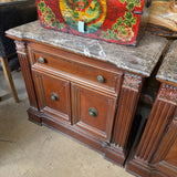 STONE TOP NITESTAND