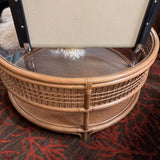 GLASS TOP COFFEE TABLE