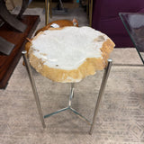 STONE TOP END TABLE