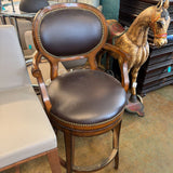 WOODBRIDGE SWIVEL BARSTOOLS PAIR