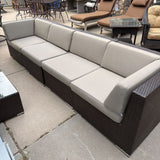 MODERN SOFA W COFFEE TABLE