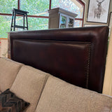 FAUX LEATHER HB KING