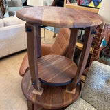 BARREL END TABLE