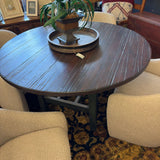 DINING TABLE WOOD 4' ROUND