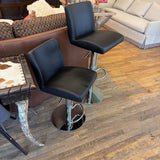 COUNTERSTOOLS PAIR BLACK