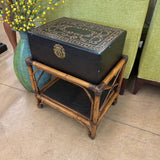 BOX ON STAND END TABLE