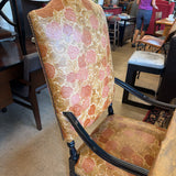 ARMCHAIR STAMPED ROSE LEATHER