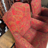 PAISLEY CHAIR RED