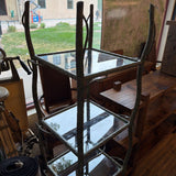 METAL GLASS SHELF