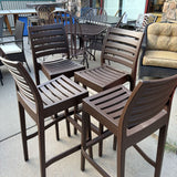 PATIO SIESTA BARSTOOLS PAIR