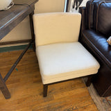 WEST ELM SLIPPER CHAIR