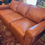 LEATHER SLEEPER SOFA QUEEN
