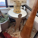 STONE TOP PEOPLE END TABLE