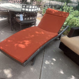 PATIO FRONTGATE CHAISE W RUST PAD