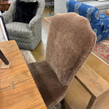 MOHAIR CHAIRS PAIR