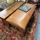 LEATHER BENCH