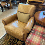 HANCOCK & MOORE LEATHER CHAIR