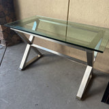 GLASS TOP DESK