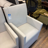 RH LEATHER ROLLER CHAIR