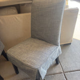 BLUE DINING CHAIRS 6