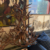 FAUX ANTLER CHANDELIER
