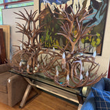 FAUX ANTLER CHANDELIER
