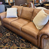 BERNHARDT LEATHER SLEEPER