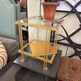 GLASS END TABLE