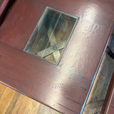 IRON GLASS TOP TABLE