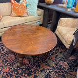 ROUND WOOD COFFEE TABLE