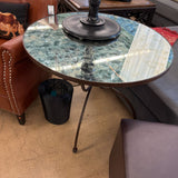 MIRRORED ROUND TABLE