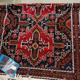RUG 3.5X6 RED BLUE