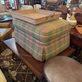 PLAID OTTOMAN