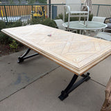 PATIO TABLE IRON BASE