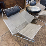 WEGNER CHAIR W LEATHER PILLOW