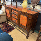 BUFFET W COPPER TOP