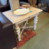 TURN LEG END TABLE