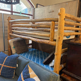 LOG BUNK W MATTRESSES TWIN TWIN