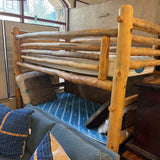 LOG BUNK W MATTRESSES TWIN TWIN