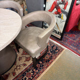 BARREL CHAIRS SET 4
