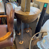 IRON BASE END TABLE