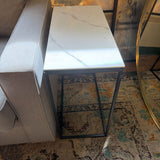 STONE TOP END TABLE