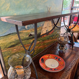 IRON BASE SOFA TABLE