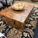 WOOD COFFEE TABLE AS IS