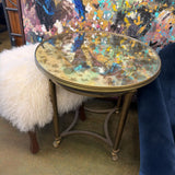 MIRRORED END TABLE