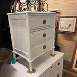 NITESTAND 3 DRWR WHITE