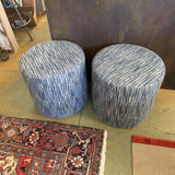 BLUE OTTOMAN