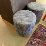 BLUE OTTOMAN