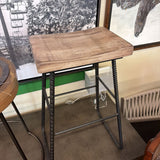 SAWHORSE BARSTOOLS PAIR