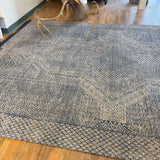 RUG WEST ELM INDRA 9X12 BLUE